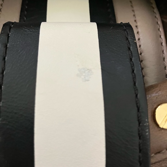 LAMB Signature Foldover Carlisle Clutch Grey Gwen Stefani - Picture 7 of 8